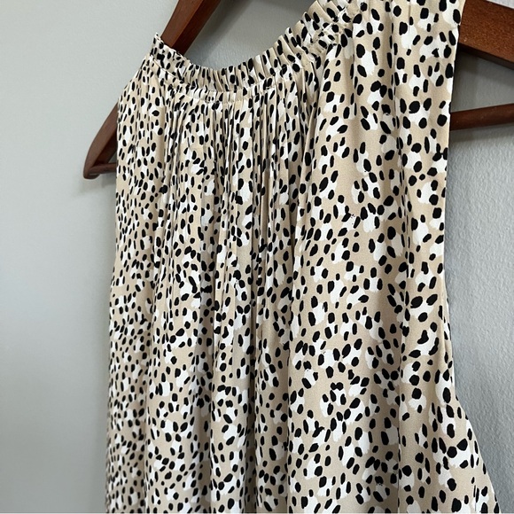 Banana Republic Casual Sleeveless Animal Print Tunic Dress - Picture 2 of 7